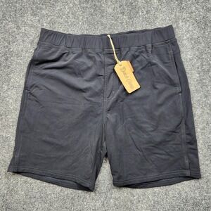 Duck Camp Trailrunner Shorts Mens Medium 7" Black Running Hiking Athletic